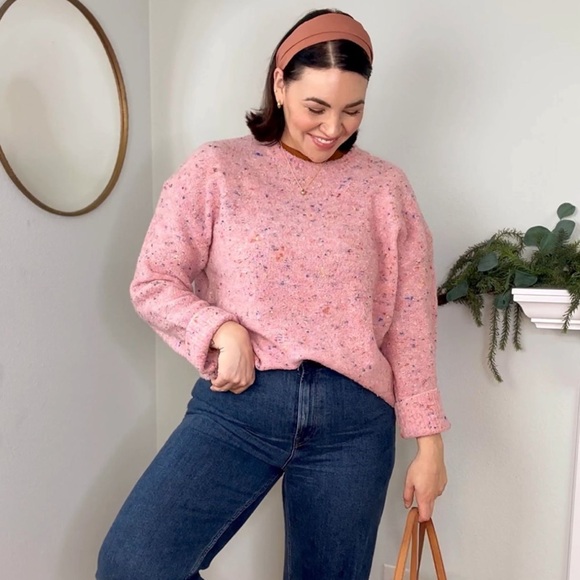 EVERLANE The Confetti Merino Wool Crew - Picture 2 of 8